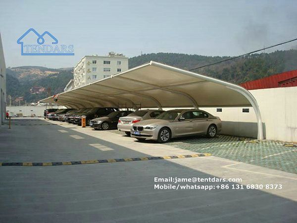 membrane structure for car parking